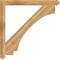Ekena Millwork Imperial Arts & Crafts Rough Sawn Bracket, Western Red Cedar, 4"W x 48"D x 48"H BKT04X48X48IMP03RWR - alternate 3